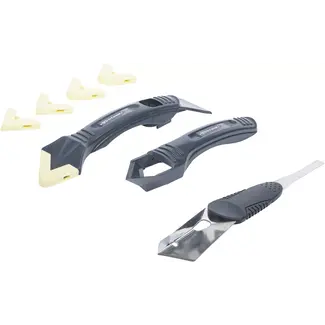 BGS Do it yourself Siliconen voegenmes en spatelset - 8 delig