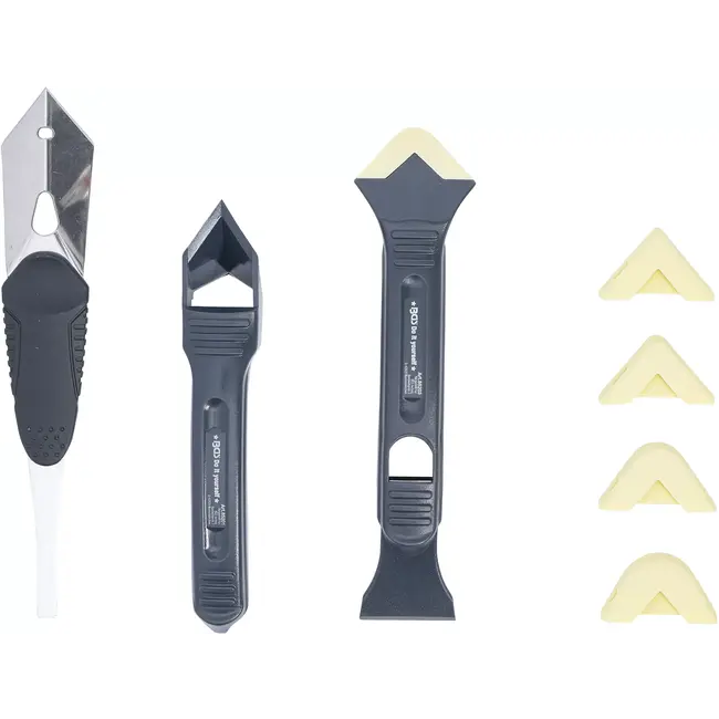 BGS Siliconen voegenmes en spatelset - 8 delig