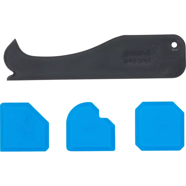 BGS Siliconen afstrijkset - 4 delig