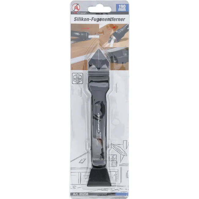 BGS Siliconen voegenmes - roestvrij