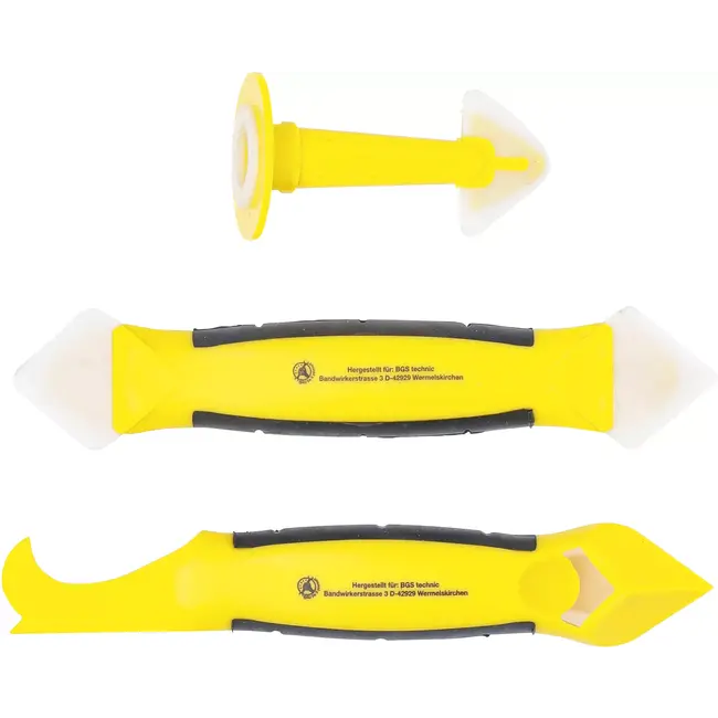 BGS Siliconen voegenmes en spatelset - 3 delig