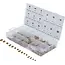 BGS Assortiment zelfzekerende moeren - messing - 330 delig
