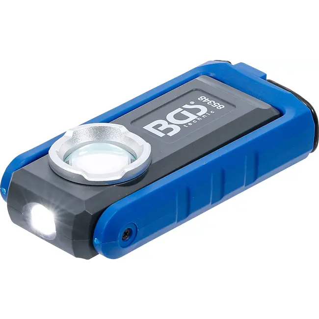 BGS COB-LED looplamp met magneet en ophanghaak - uitklapbaar - met laadfunctie via inductie