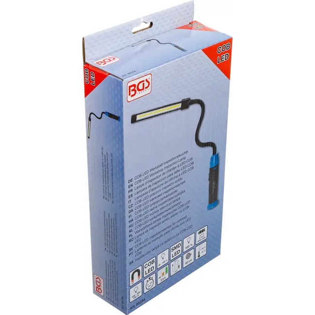 BGS COB-LED werkplaatsinspectielamp - met zwanenhals