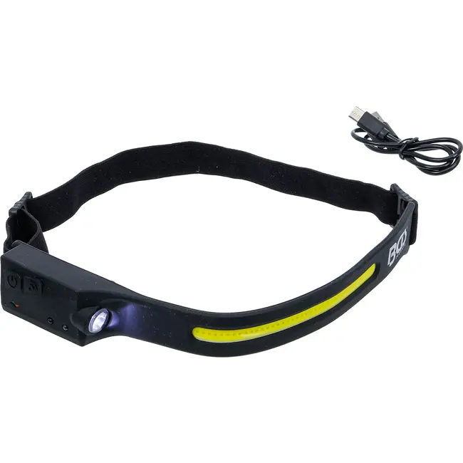 BGS COB-LED hoofdlamp - met bewegingssensor