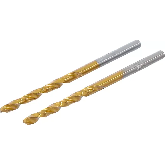 BGS Spiraalboor - HSS-G - titanium gecoat - 3,0 mm - 2 delig