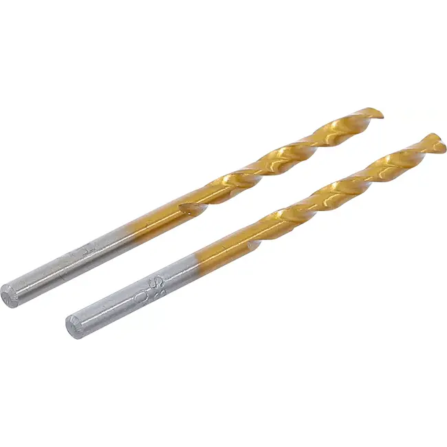 BGS Spiraalboor - HSS-G - titanium gecoat - 3,0 mm - 2 delig