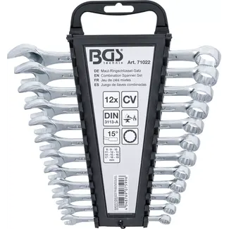 BGS technic Steekringsleutelset - 8 - 19 mm - 12 delig