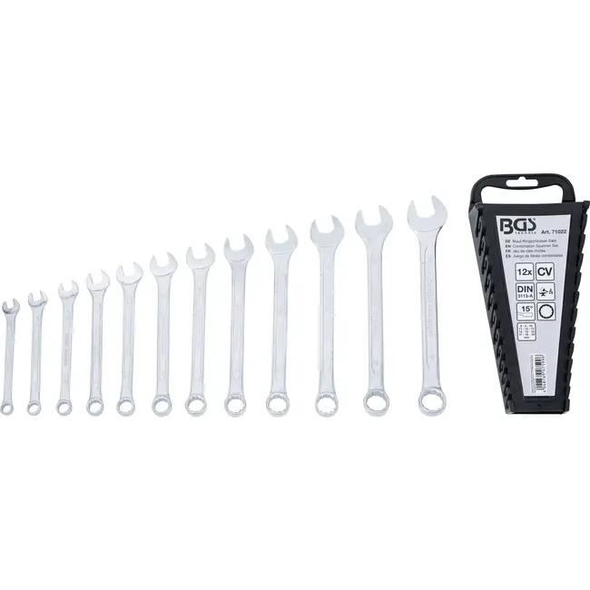 BGS Steekringsleutelset - 8 - 19 mm - 12 delig