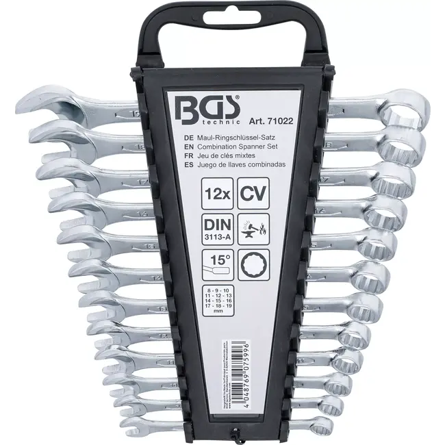 BGS Steekringsleutelset - 8 - 19 mm - 12 delig