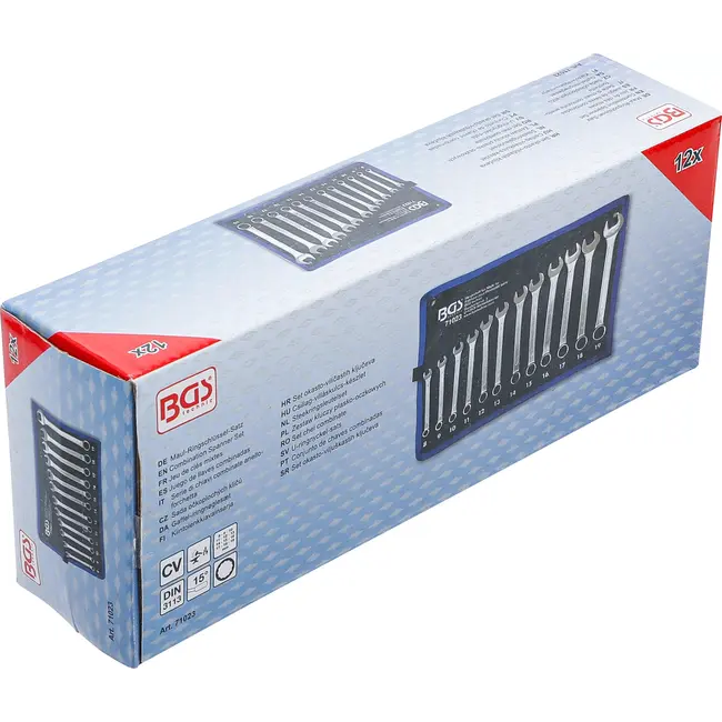 BGS Steekringsleutelset - 8 - 19 mm - 12 delig