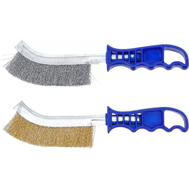 BGS Draadborstelset - Staal- en messingdraad - 260 mm - 2 delig