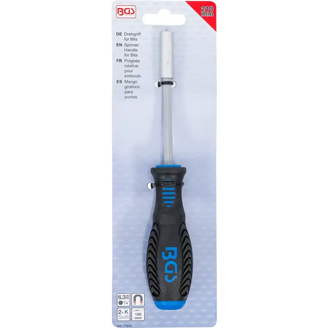 BGS Draaigreep voor bits - 1/4" - 210 mm