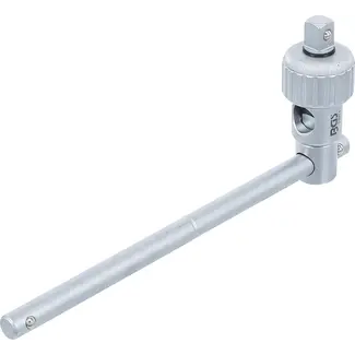 BGS technic Dopsleuteladapter met ratelfunctie - met schuifgreep - 1/2"