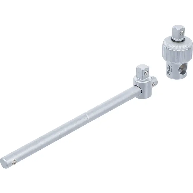 BGS Dopsleuteladapter met ratelfunctie - met schuifgreep - 1/2"