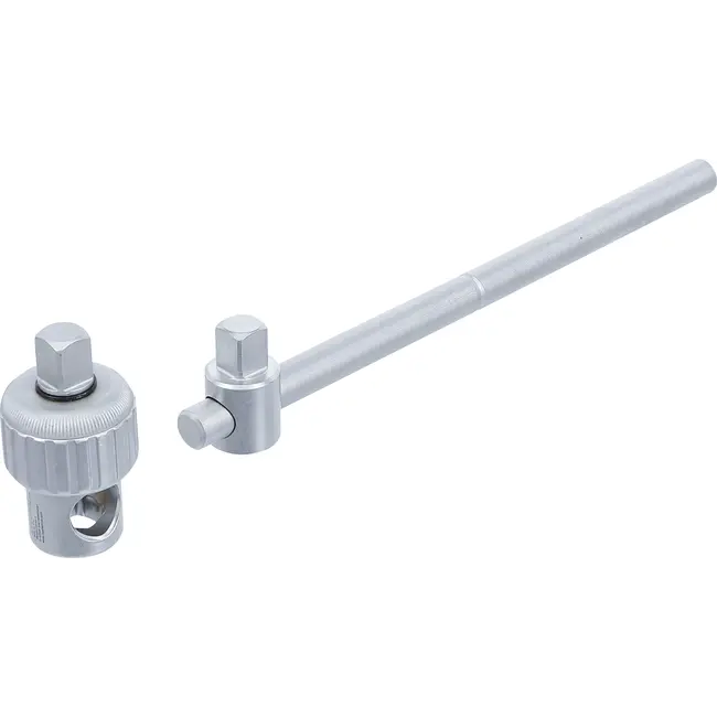 BGS Dopsleuteladapter met ratelfunctie - met schuifgreep - 1/2"