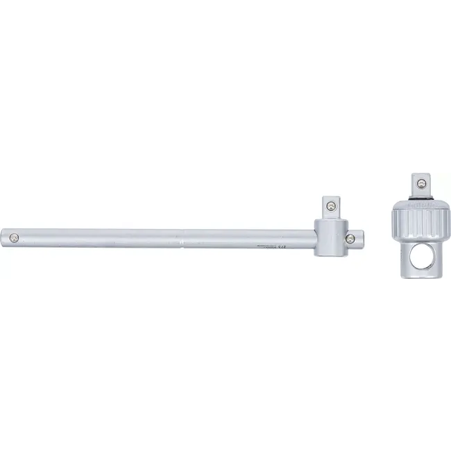 BGS Dopsleuteladapter met ratelfunctie - met schuifgreep - 1/2"