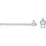 BGS Dopsleuteladapter met ratelfunctie - met schuifgreep - 1/2"