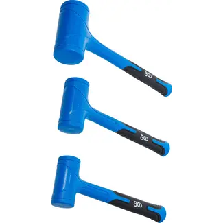 BGS technic Set uitdeukhamers - terugslagvrij - Ø 47 / 55 / 65 mm - 450 / 765 / 1275 g - 3 delig