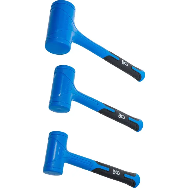 BGS Set uitdeukhamers - terugslagvrij - Ø 47 / 55 / 65 mm - 450 / 765 / 1275 g - 3 delig