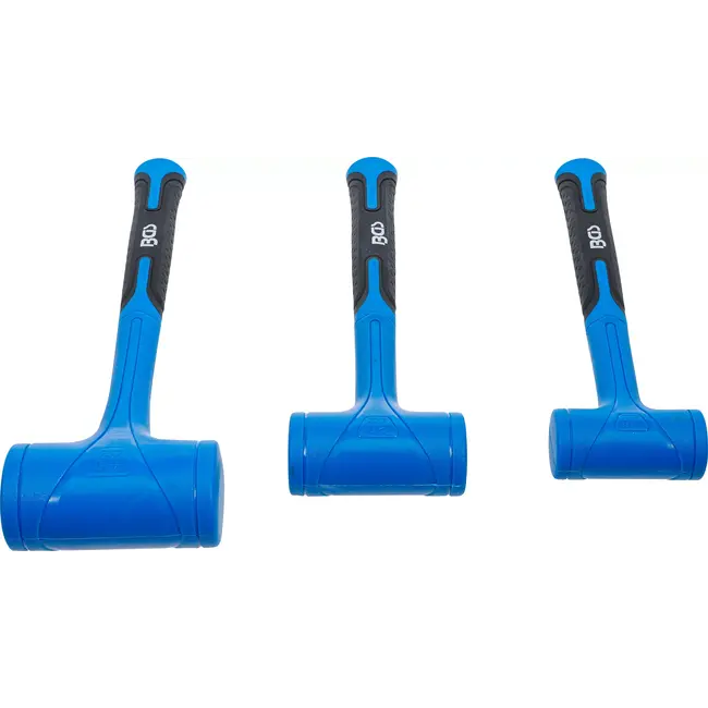 BGS Set uitdeukhamers - terugslagvrij - Ø 47 / 55 / 65 mm - 450 / 765 / 1275 g - 3 delig