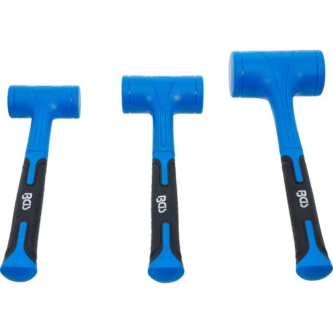 BGS Set uitdeukhamers - terugslagvrij - Ø 47 / 55 / 65 mm - 450 / 765 / 1275 g - 3 delig