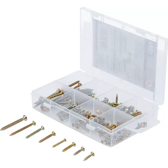 BGS Universeel schroevenassortiment - kruisgleuf PZ2 - 120 stuks