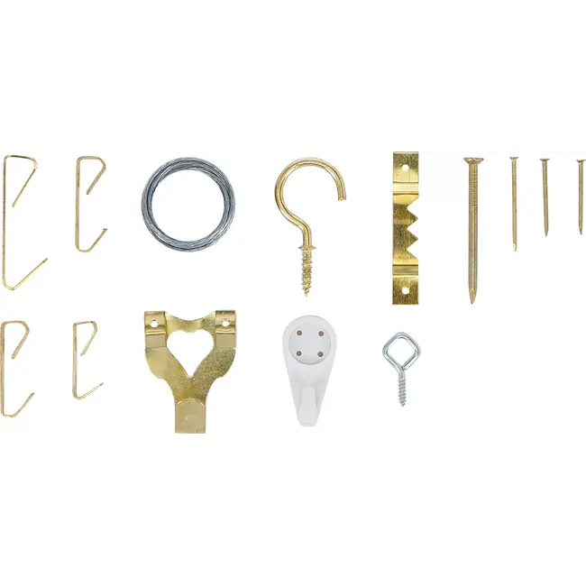 BGS Assortiment schilderijhaakjes - 196 delig