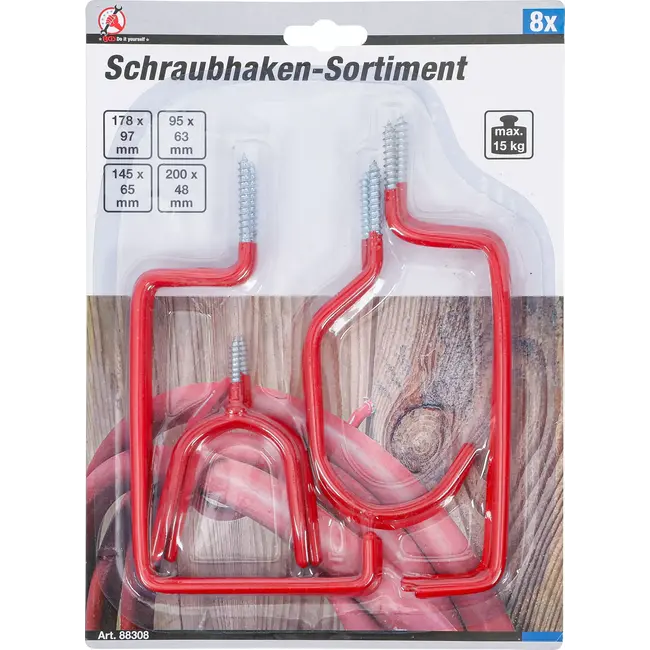 BGS Assortiment schroefhaken - 8 delig