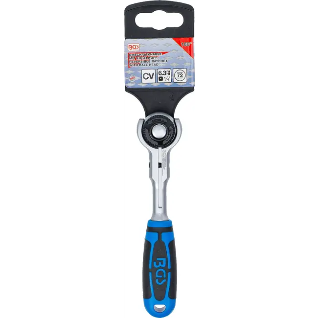 BGS Ratelsleutel met kogelkop - 1/4"