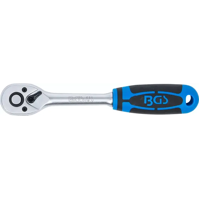 BGS Ratelsleutel - rechte uitvoering - fijn vertand - 3/8"