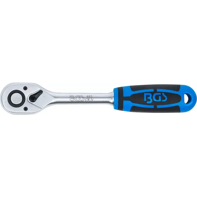 BGS Ratelsleutel - rechte uitvoering - fijn vertand - 1/2"