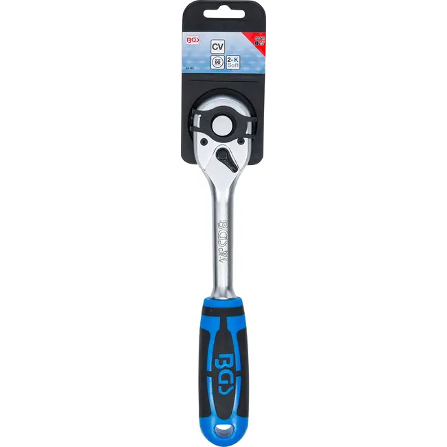 BGS Ratelsleutel - rechte uitvoering - fijn vertand - 1/2"