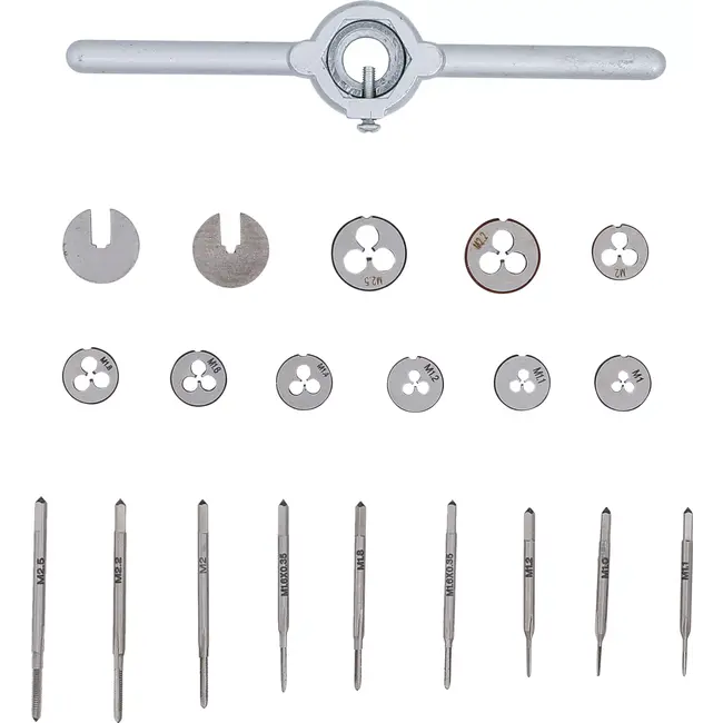 BGS Draadsnijtapset - M1 - M2,5 - 31 delig