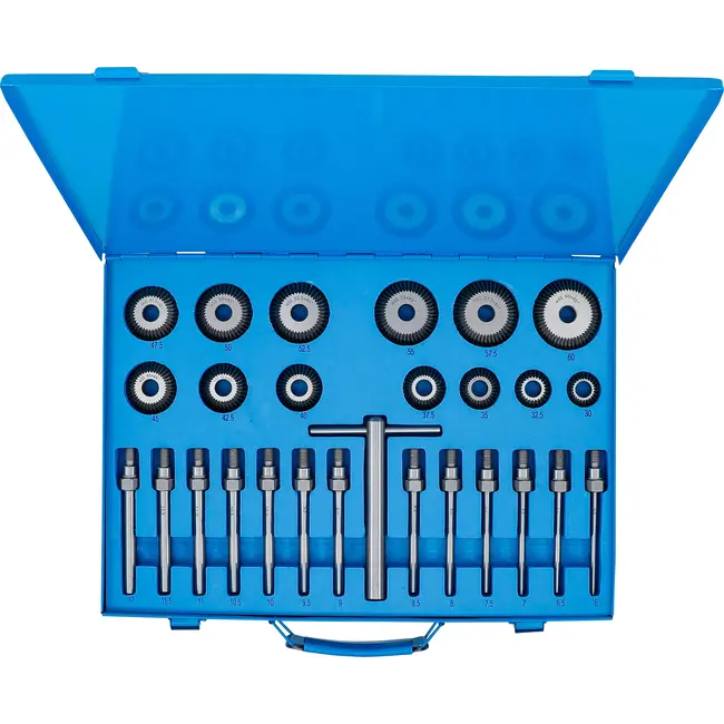 BGS Klepzittingfreesset - 30 - 60 mm - 27 delig