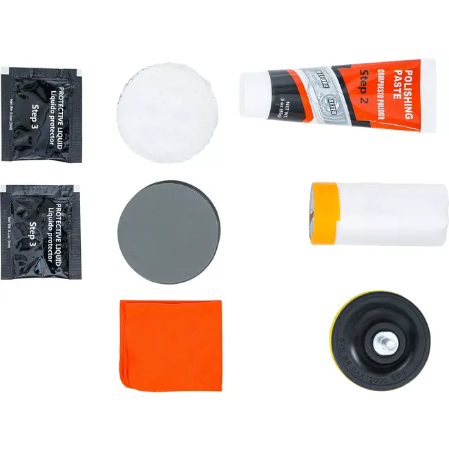 BGS Set voor het opknappen van koplampen - 14 delig