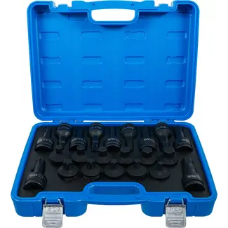 BGS Kracht dopsleutelbitset - 3/4" - binnenzeskant, Torx - 22 delig