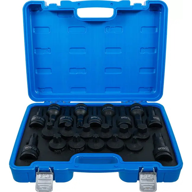 BGS Kracht dopsleutelbitset - 3/4" - binnenzeskant, Torx - 22 delig