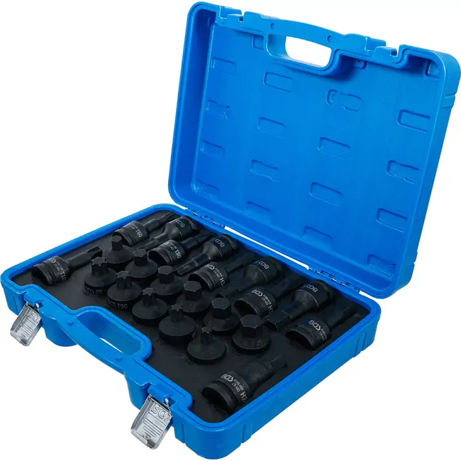BGS Kracht dopsleutelbitset - 3/4" - binnenzeskant, Torx - 22 delig