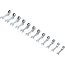 BGS Ratelring-steeksleutelset - kort - plooibaar - 8 - 19 mm - 12 delig