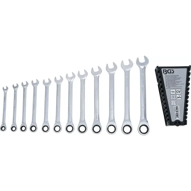 BGS Ratelring-steeksleutelset - 8 - 19 mm - 12 delig
