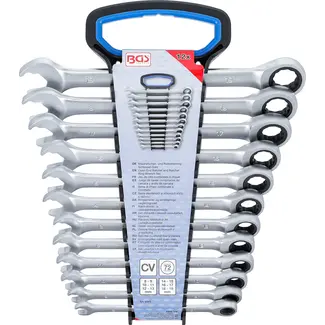 BGS technic Steek- en ringsleutelratelset - 8 - 19 mm - 12 delig