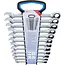 BGS Steek- en ringsleutelratelset - 8 - 19 mm - 12 delig