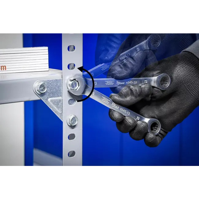 BGS Steek- en ringsleutelratelset - 8 - 19 mm - 12 delig