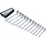 BGS Ratelring-steeksleutelset - plooibaar - 8 - 19 mm - 12 delig