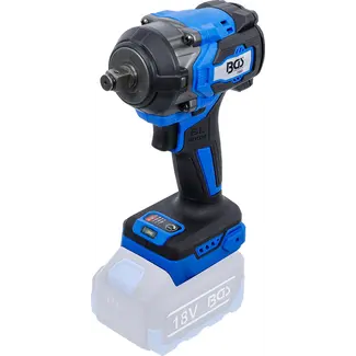BGS Accu slagmoersleutel - borstelloos - 1/2" - 550 Nm - 18 V - zonder accu