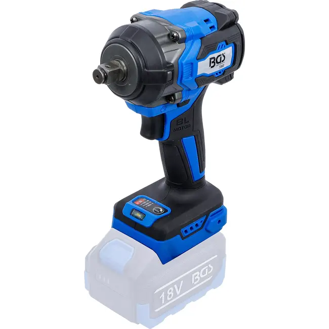 BGS Accu slagmoersleutel - borstelloos - 1/2" - 550 Nm - 18 V - zonder accu