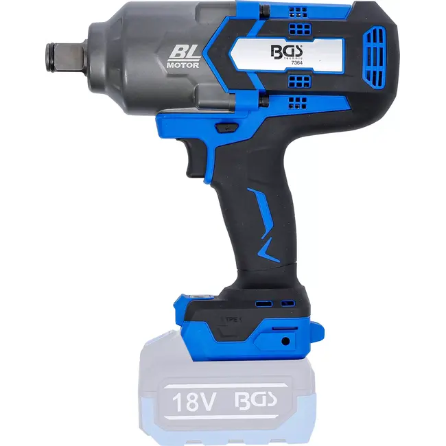 BGS Accu slagmoersleutel - borstelloos - 3/4" - 1200 Nm - 18 V - zonder accu