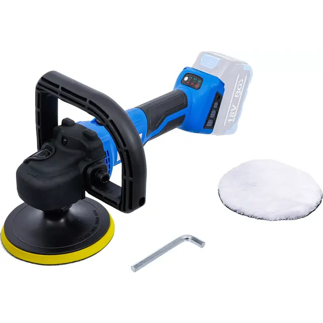 BGS Accu schuur- en polijstmachine - borstelloos - 18 V - zonder accu