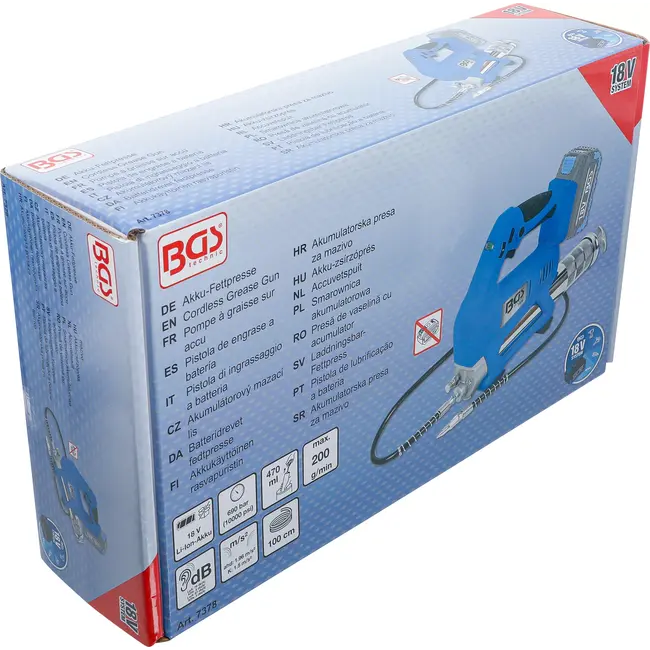 BGS Accuvetspuit - 18 V - zonder accu